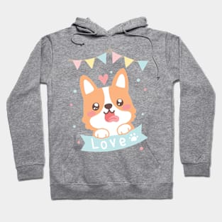 Corgi Love Hoodie